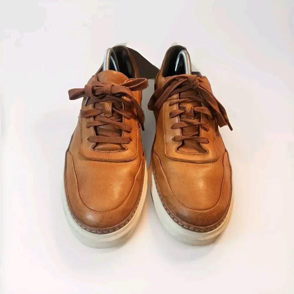 ALLEN EDMONDS BURKE Casual Men's Lace-Up Sneakers Size 10 D.